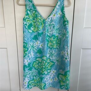 Lilly Pulitzer Calissa Dress in Lagoon Green